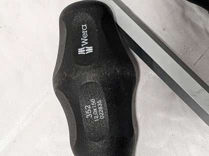 WERA 12mm Hex Ball End Driver 6" Bade Length Qty 5 05022835001