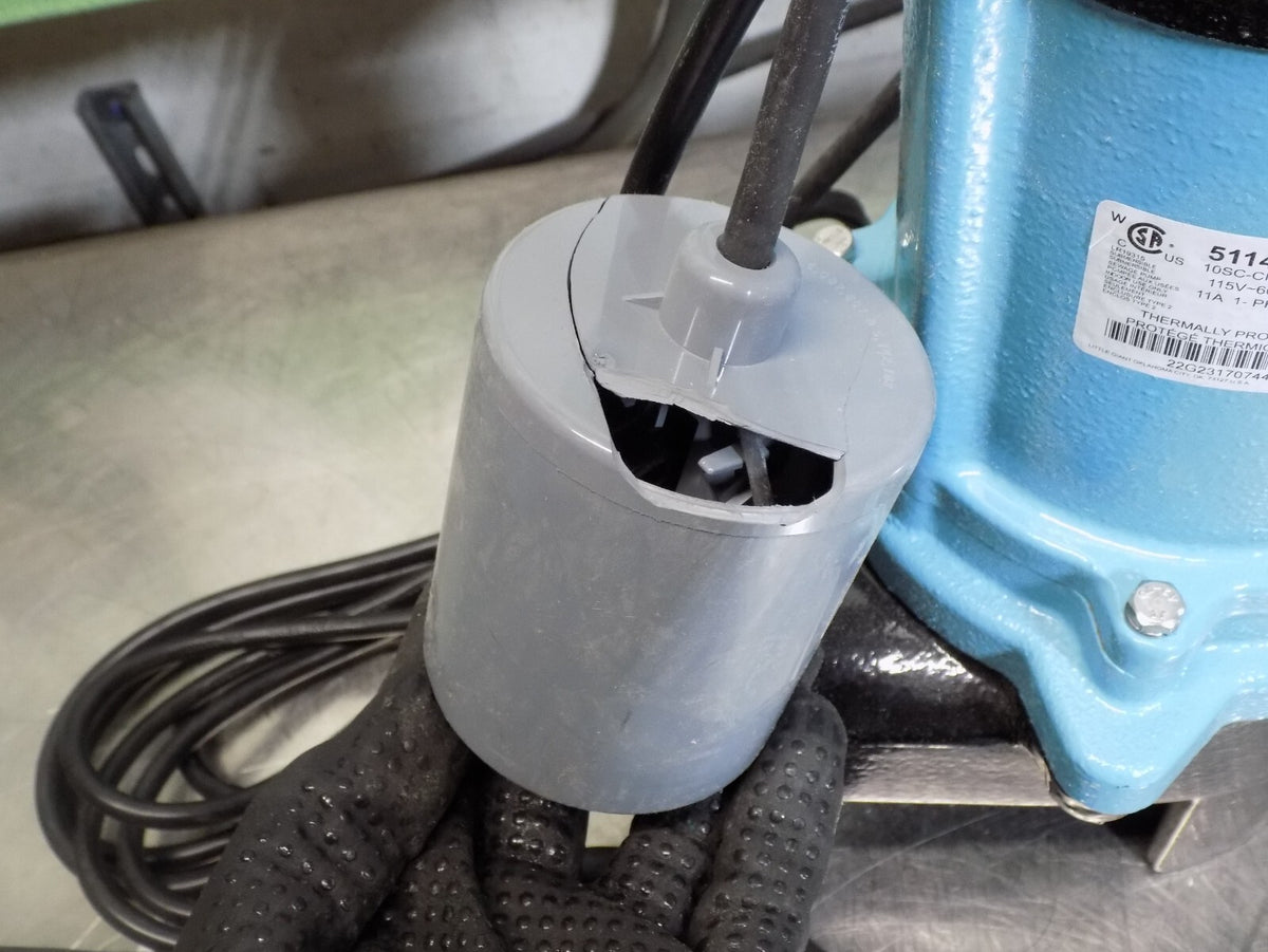 Little Giant Cast Iron Submersible Sewage Pump 120 GPM 115v Parts / Repair
