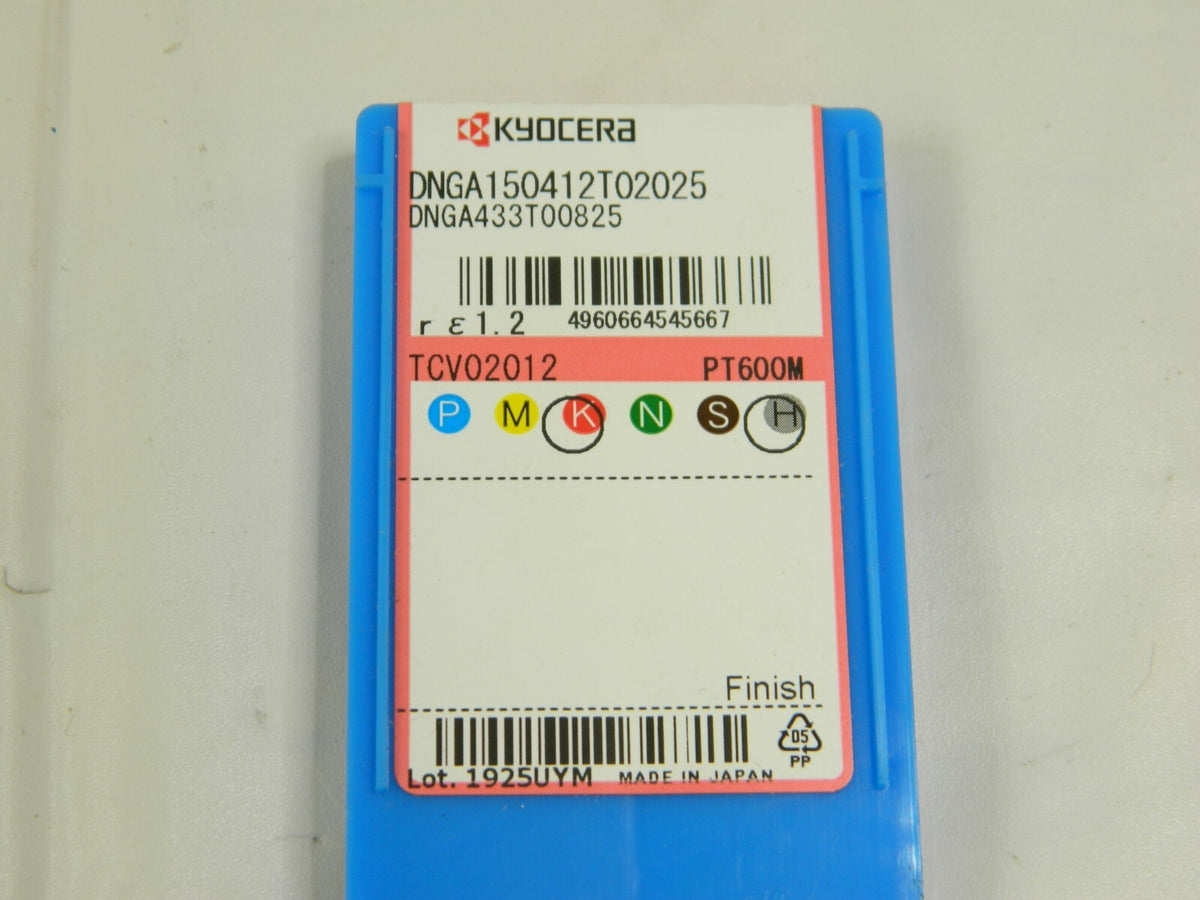 KYOCERA DNGA433T00825 PT600M Ceramic Turning Insert Qty 10 TCV02012