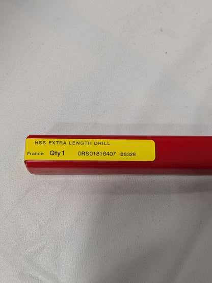 Dormer Taper Length Drill Bit: 1/8" (0.1250) Dia, 118 deg, HSS 5968186