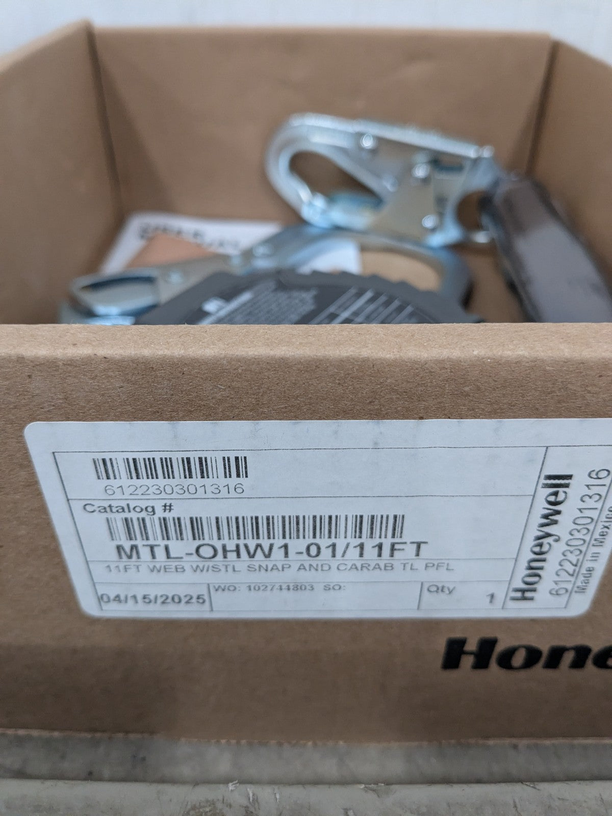 Miller Fall Limiter: 420 lb, 11.000' Line MTL-OHW1-01/11FT