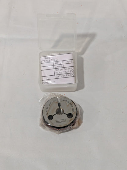 SPI Threaded Ring Gage: 5/16-24 Thread, Class 2A, No Go 23-159-7