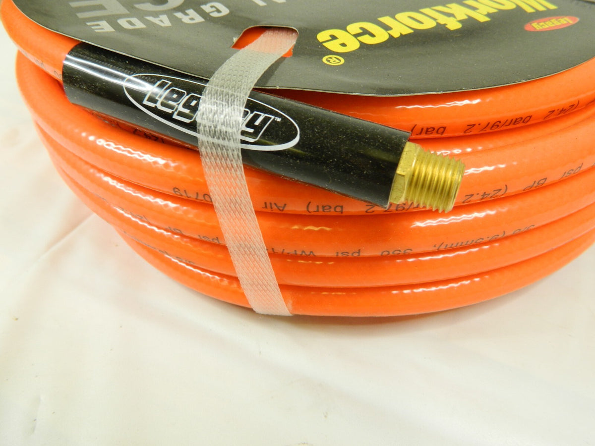 Legacy Workforce Commercial Grade Air Hose 3/8  50  Long Orange PVC HWF3850FO2