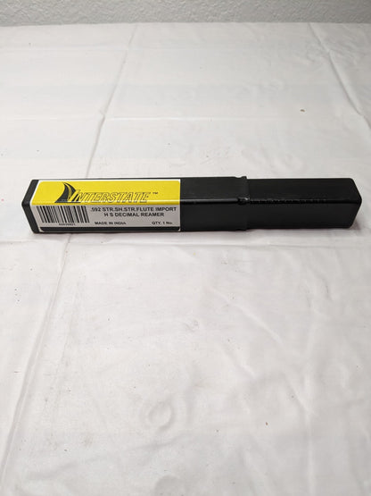Chucking Reamer: 0.592 Dia, Straight Flute 02035921