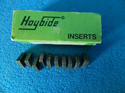 Hoy Carbide Ltd.  SG/P20 Indexable Carbide Turning Inserts QTY 10  TNUN160312K20