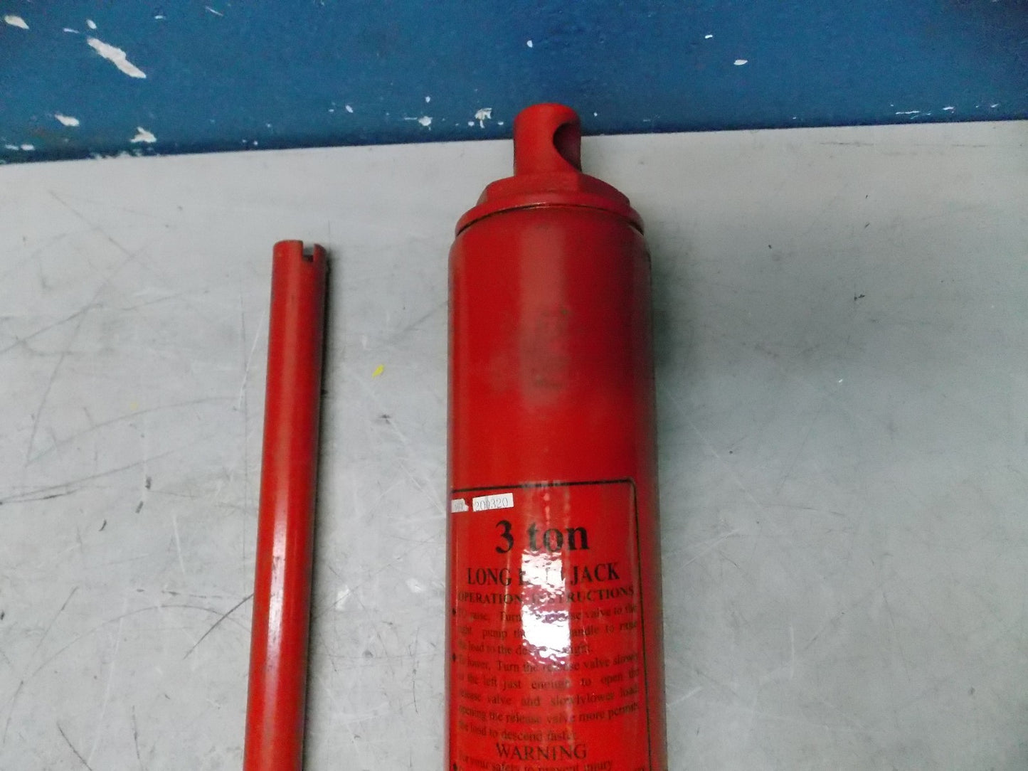 Professional Hydraulic Ram Jack 3 Ton Load Capacity 24.8" to 44.6" Height REPAIR