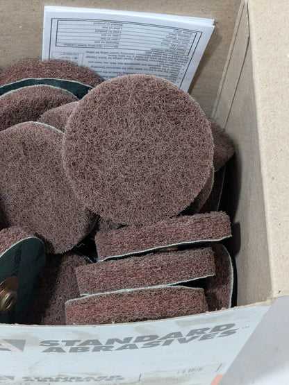 SA Quick-Change Disc: TSM, 2" Dia, AO, Non-Woven Box of 50 7000046744