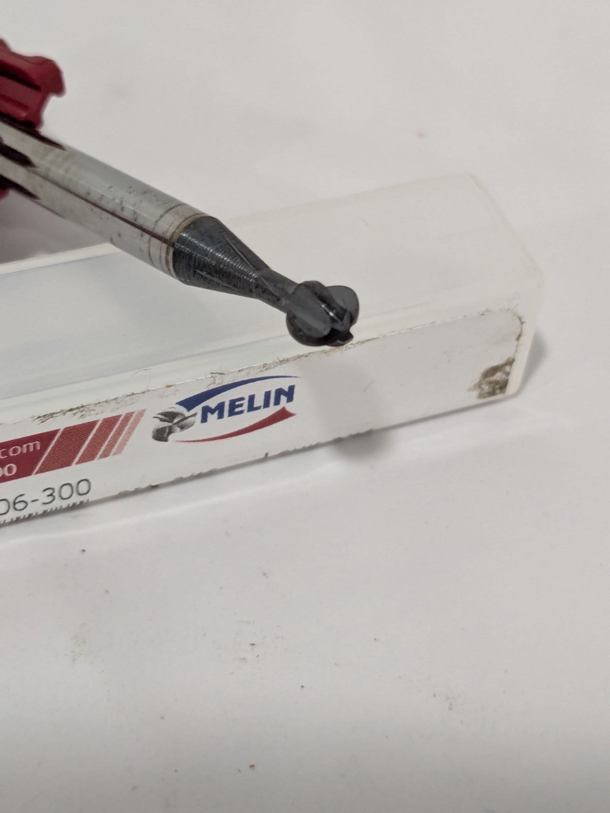 Melin Tools Ball End Mill: 3/16" Diam. 4 FL, 2" OAL VBMG4-606-300