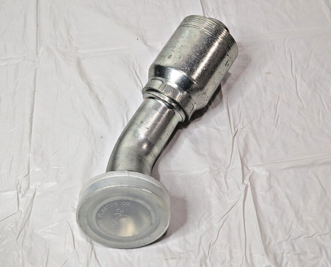 Gates Hydraulic Hose Fitting G24357-2432 24GSM-32FLH45M