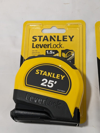 Stanley Tape Measure: 25' Long, 1" Width Qty 2 STHT30825