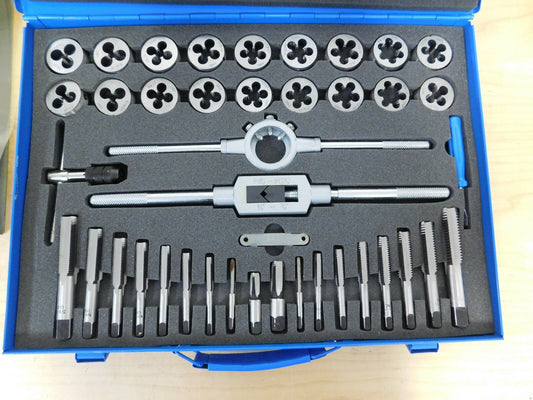 Interstate 1/8-27 to 3/4-16 Tap, 1/4-20 to 3/4-16 Die, tap and die set  63328264