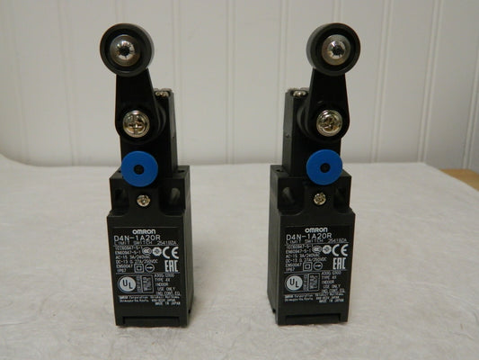 OMRON Small Safety Limit Switch Self-Locking Manual Reset QTY 2 D4N-1A2OR
