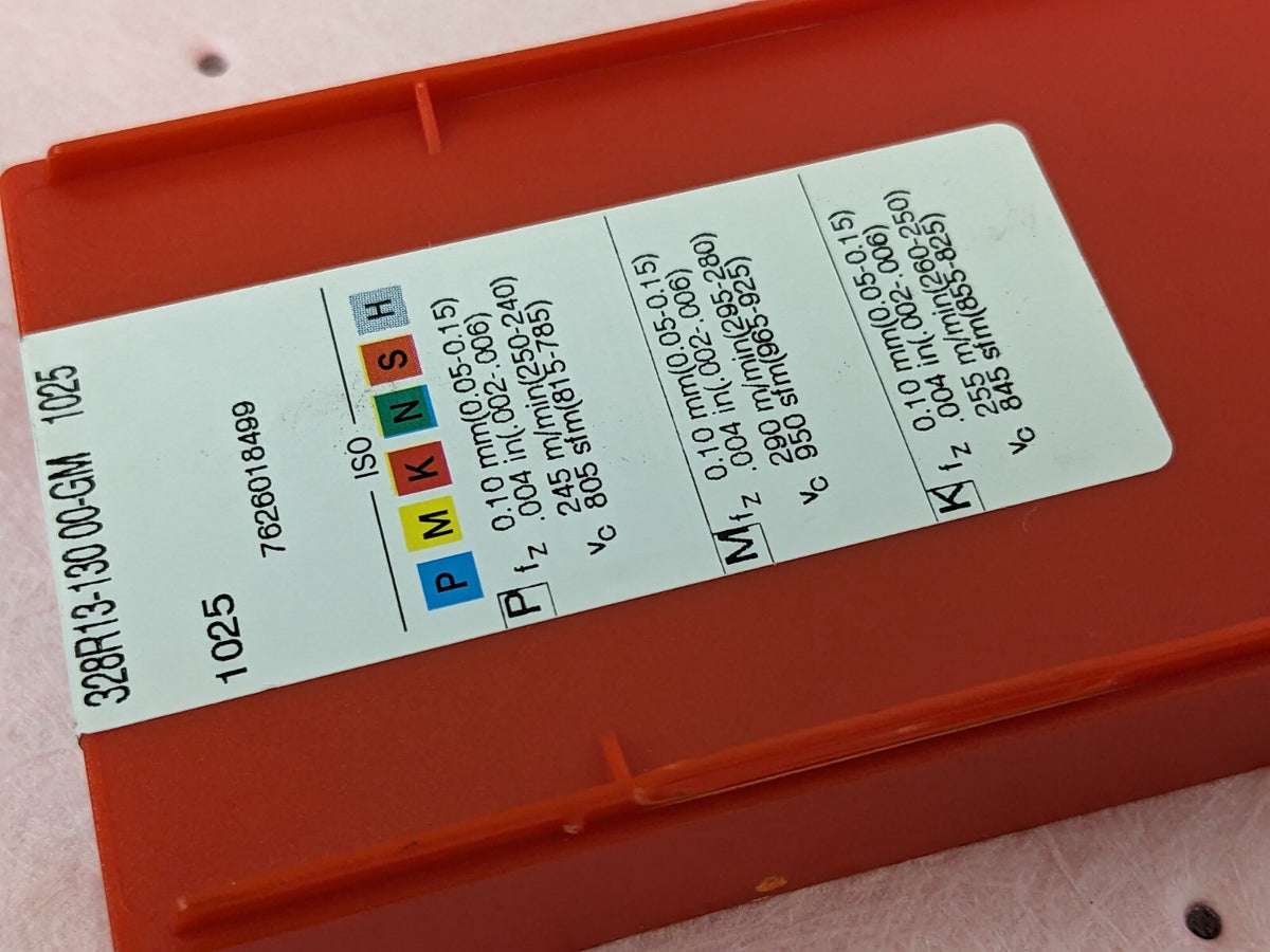 SANDVIK COROMANT Milling Inserts qty 10 Solid Carbide 5758768