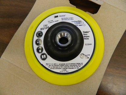 3M Disc Backing Pad qty3 : 5" Dia, Hook & Loop 7100034710