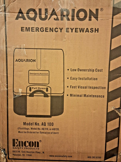 Aquarion Self-Contained Portable Eyewash Gravity Fed Sealed Cartridge AQ100