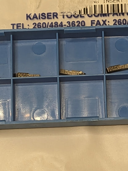 Kaiser Thinbit Carbide Grooving Inserts Qty 5 DG120BE4BE