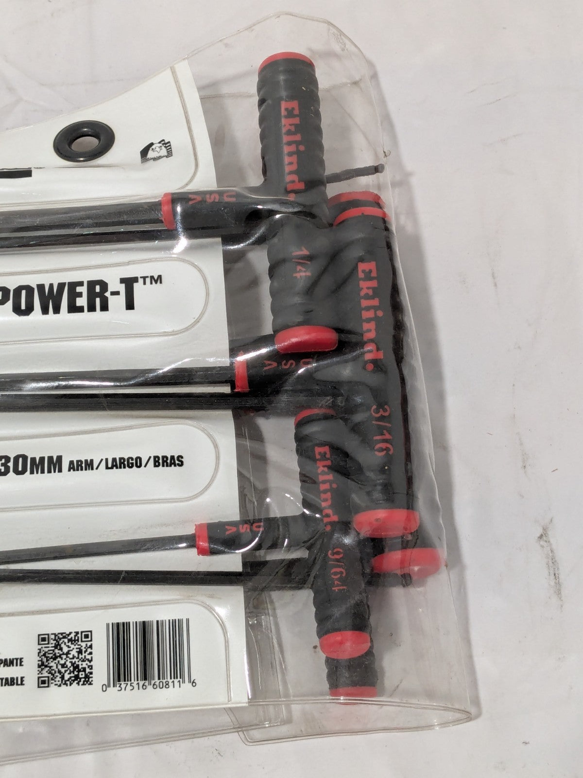 EKLIND 11 Piece T-Handle Ball End Hex Key Set 60811