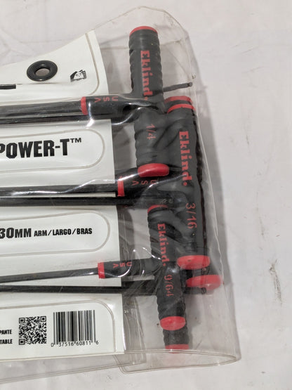 EKLIND 11 Piece T-Handle Ball End Hex Key Set 60811
