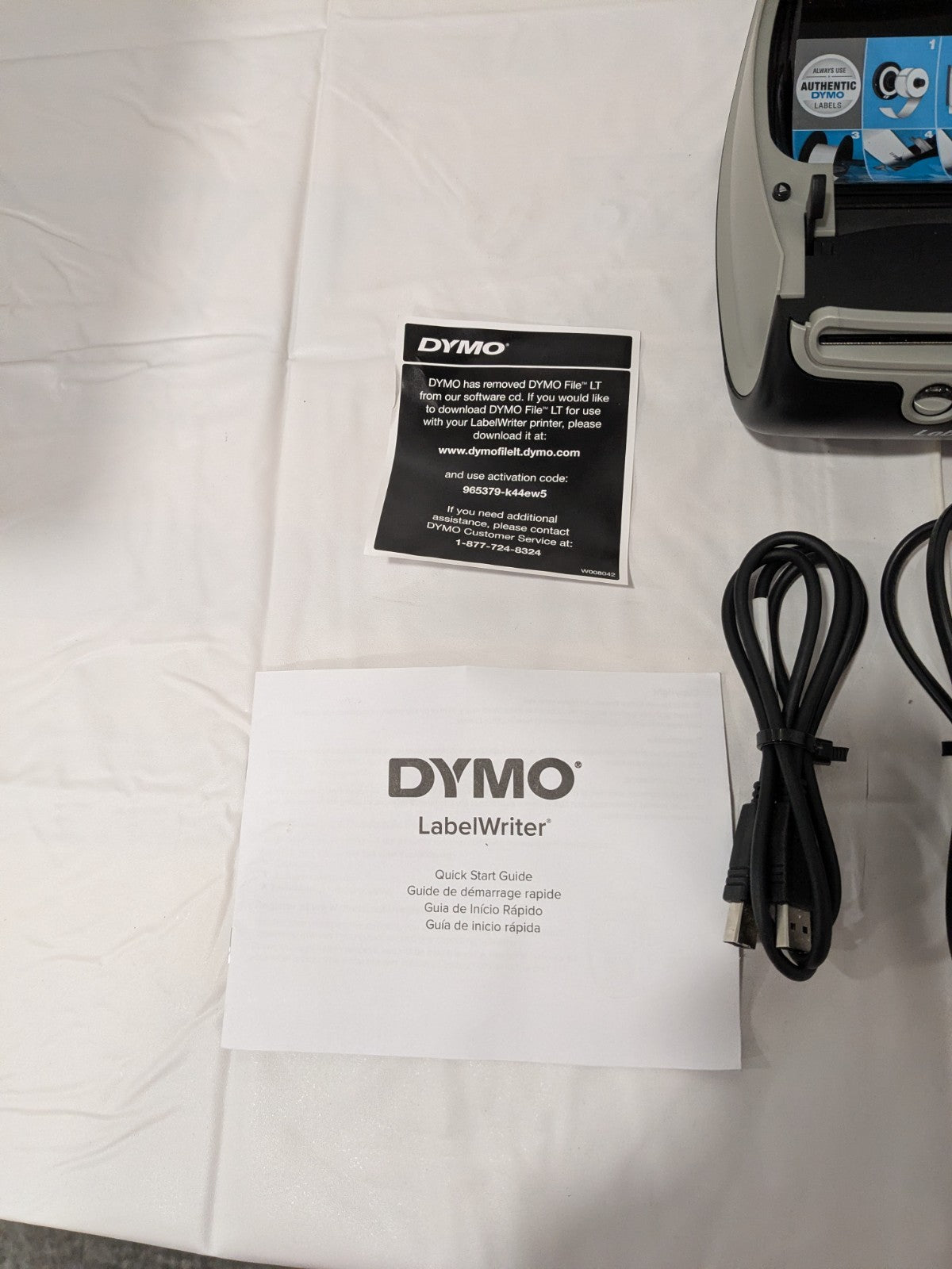 Dymo Label Writer 450 Twin Turbo Label Printer w/ Power Supply 1752266