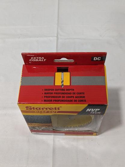 STARRETT Hole Saw: 4" Saw Dia, 2" Cut Depth 00461