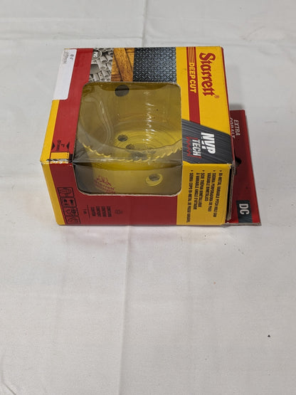 STARRETT Hole Saw: 4" Saw Dia, 2" Cut Depth 00461