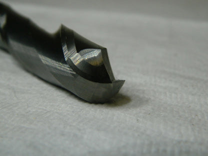QCT Uncoated Carbide Ball End Mill 2F 0.7087" x 18mm x 76mm x 153mm 482-708