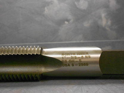 North American 1"-3/8-8 NS HSS GH-5 4-Flute Hand Tap 17159
