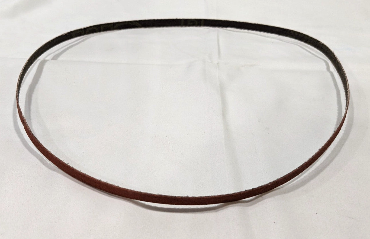 3M 777F  Abrasive Belt  1/4" Wide x 24"   Fine 120 Grit   7000118444