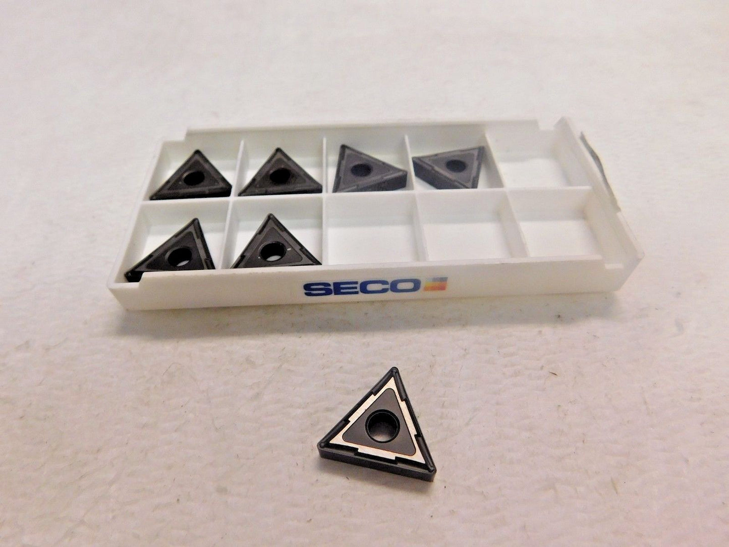 Seco Carbide Turning Insert TNMG432-MF2 Grade TP1500 Qty 7 36581
