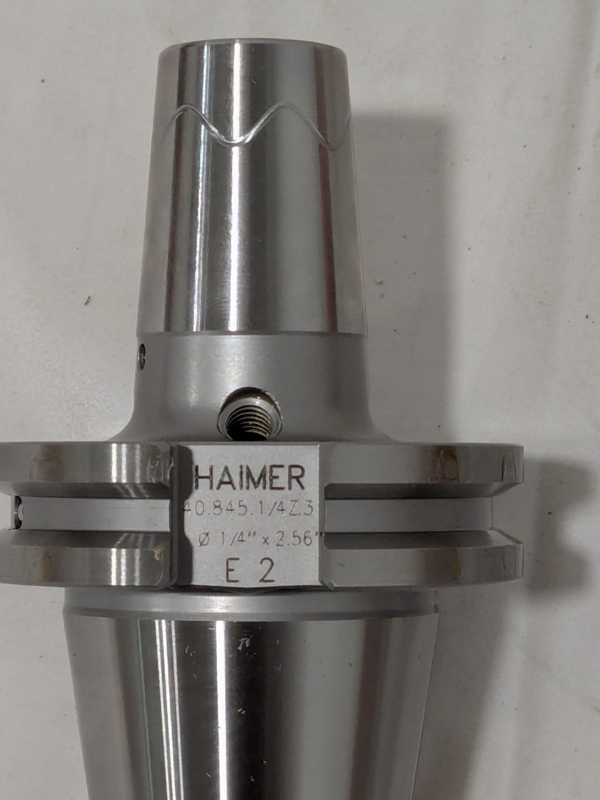 HAIMER Shrink-Fit Tool Holder & Adapter: CAT40, 0.25" Hole Dia 40.845.1/4Z.3