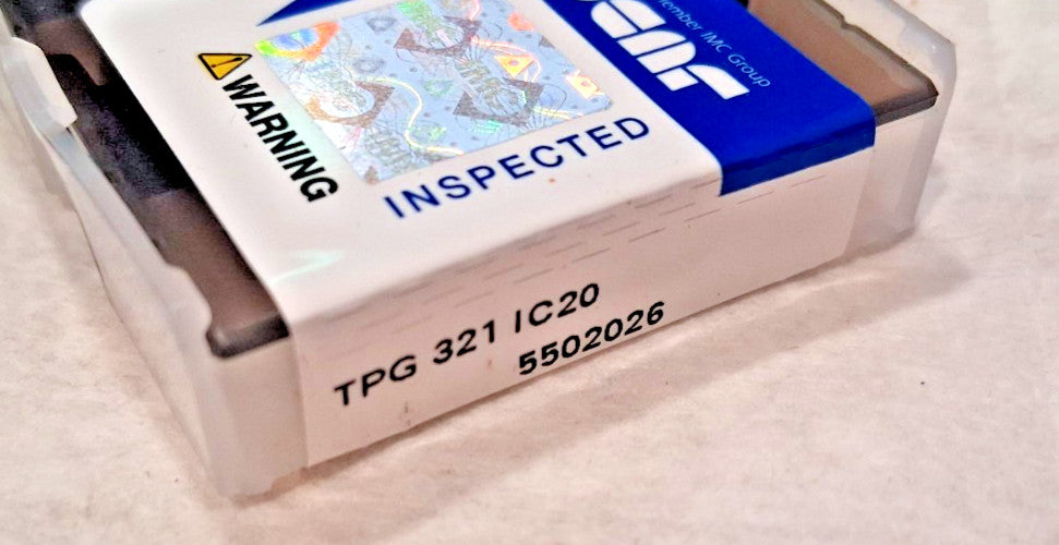 Iscar Turning Insert TPG 321 IC-20 Carbide Qty10 5502026