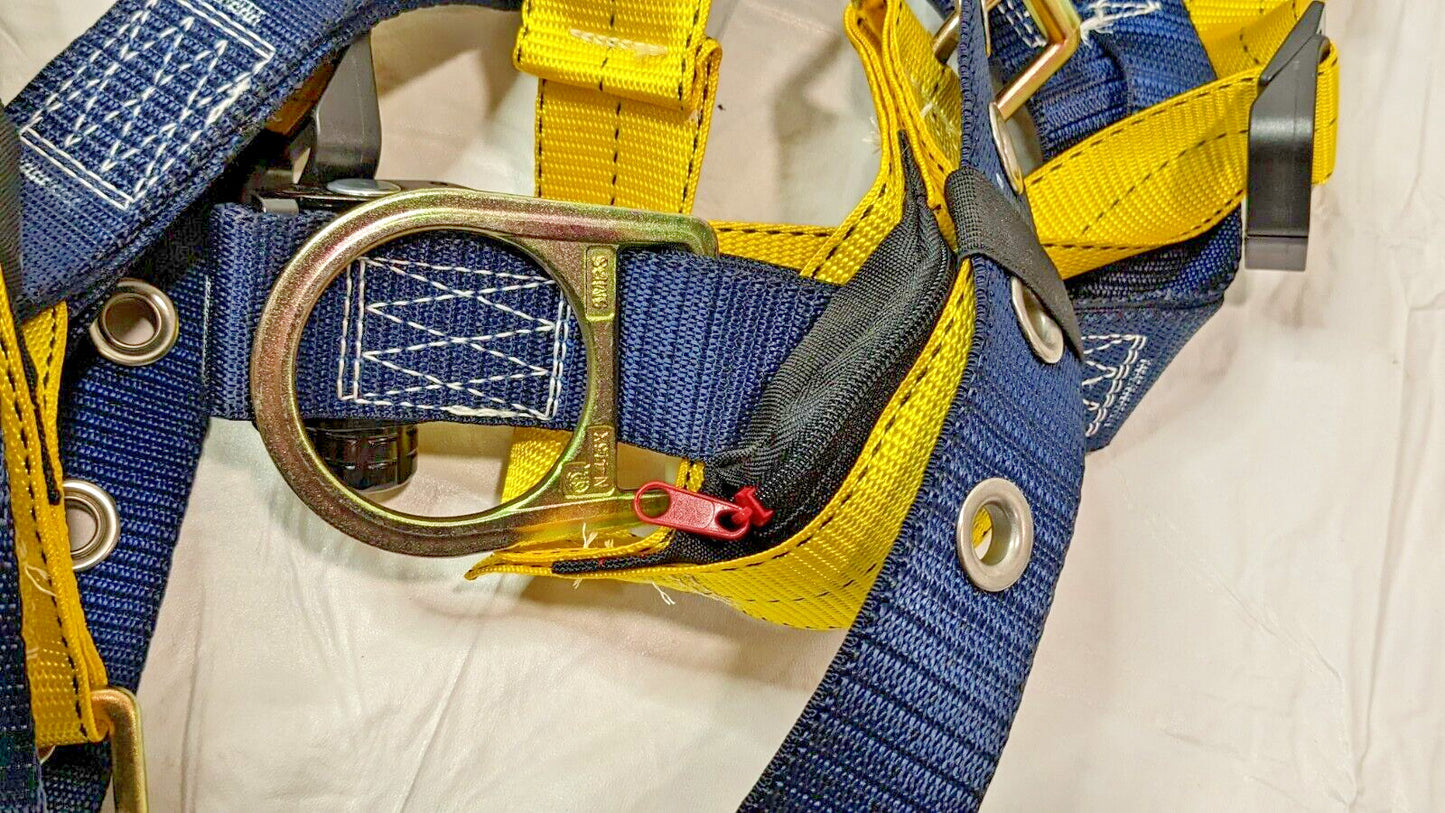 3M DBI-SALA Delta Vest Style Harness Side &amp; Back D Rings Size Universal 1102