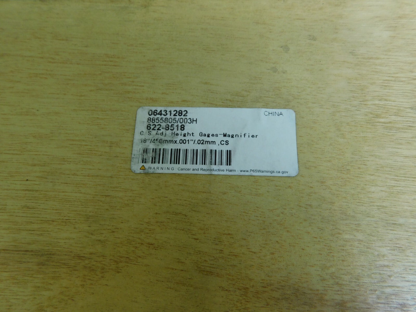 Pro-Grade Vernier Height Gage 0 to 18" Measurement 0.001" Graduation 6
