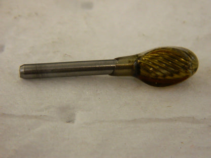 Abrasive Bur: Oval 6 pk 1/8 Shank H-1
