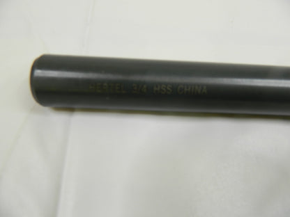 HERTEL HSS Extra Length Drill Bit 0.75 Dia, 118 °, 18 FL L, 24 OAL 89315758