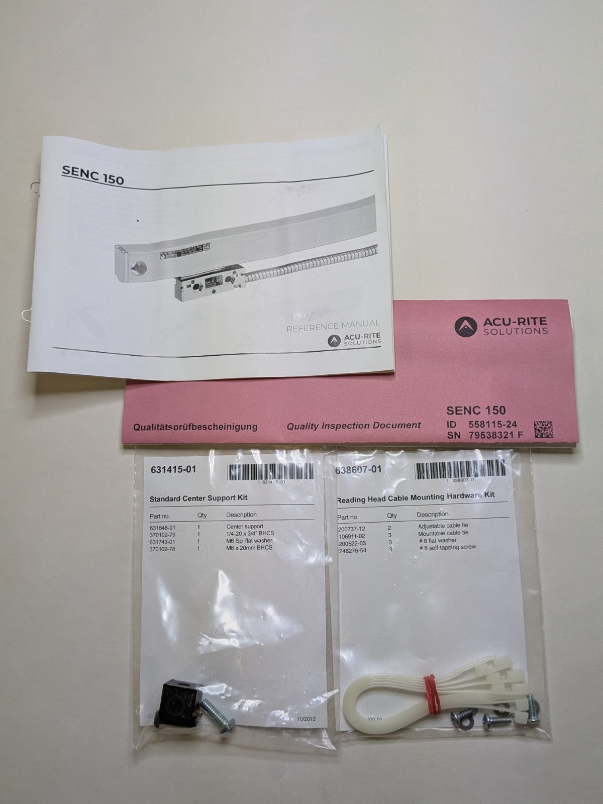 AcuRite Linear Scale for DRO 24"/600mm Readable Length 5 Micron Res. 558115-24