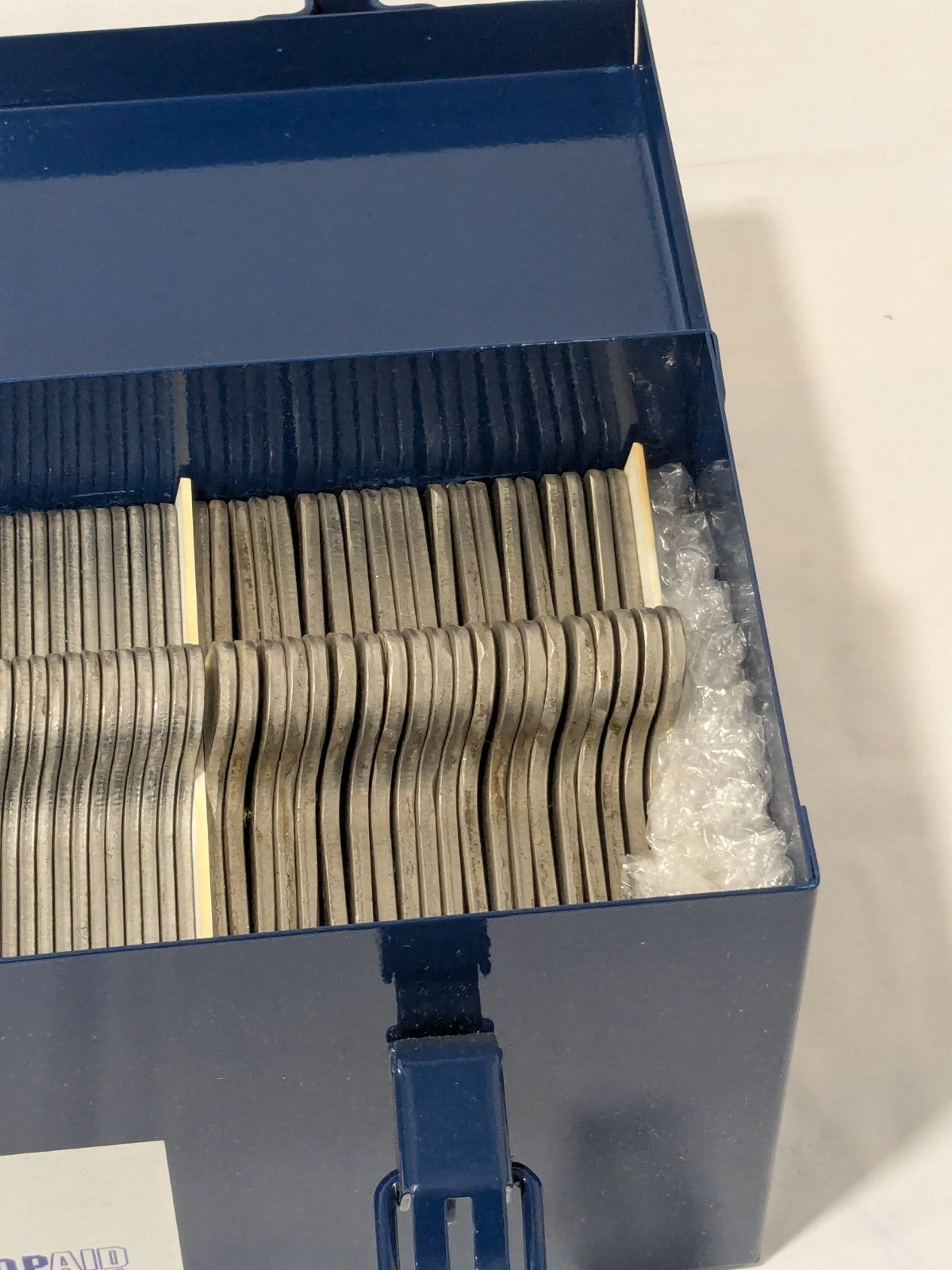 260 Pc Stainless Steel Slotted Shim Assortment , 0.001 to 0.125" Thickness 17200