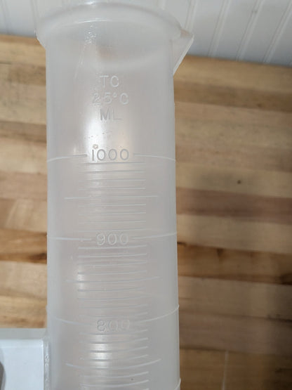 Scienceware Graduated Cylinder 1000mL Polypropylene Plastic F28461-1000