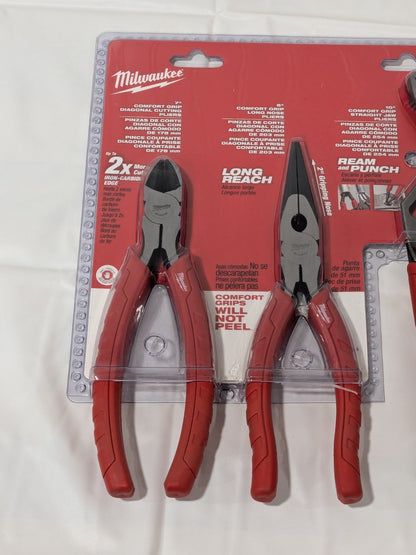 Milwaukee Tool Milwaukee Tool Plier Set: 3 Pc 48-22-6331