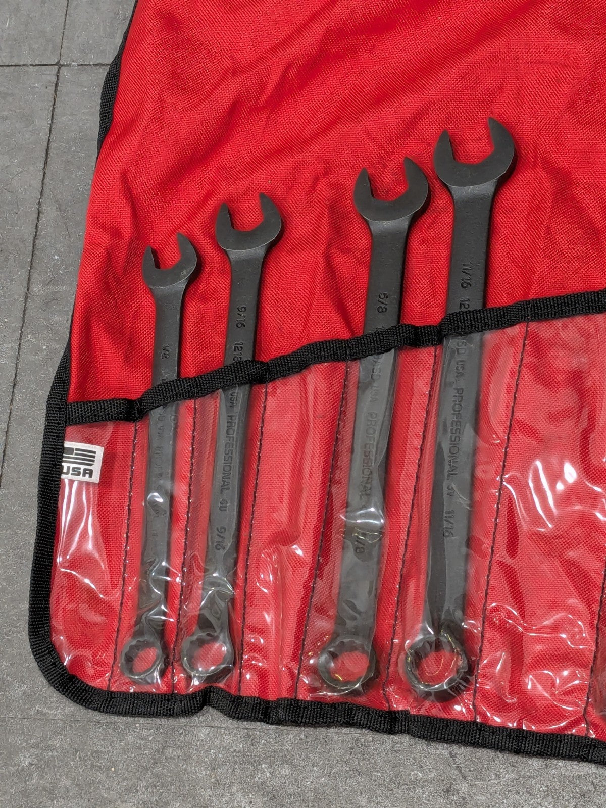 Proto Combination Wrench Set: 12 Pc, 1/2 to 1-1/4" Wrench J1200FBASD INCOMPLETE
