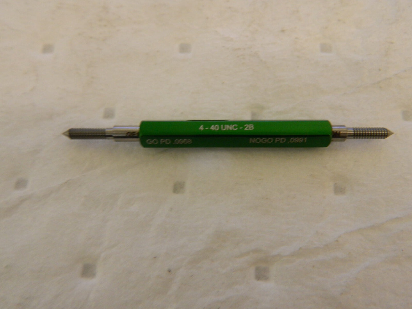 GF GAGE Plug Thread Gage: #4-40 Thread Double End, Go & No Go W0112402BS