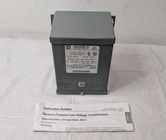 Square D General Purpose Transformer 1 Phase 120/240V 750SV1F