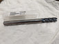 ACCUPRO Corner Radius End Mill: 1/2" Dia, 1-1/2" LOC 4 Fl solid carbide 12183740