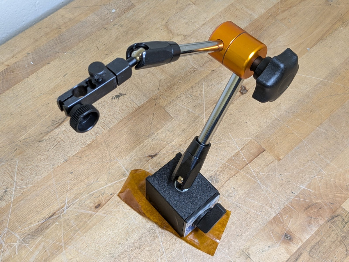 Adjustable Indicator Holder and Positioner w/ Universal Magnetic Base