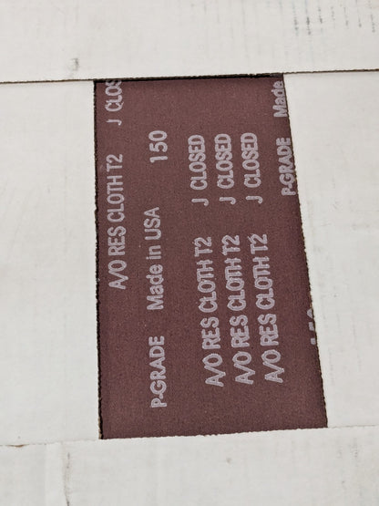 Norton Sanding Sheets: 9" Wide x 11" OAL, 150 Grit, AO Box of 50 66261
