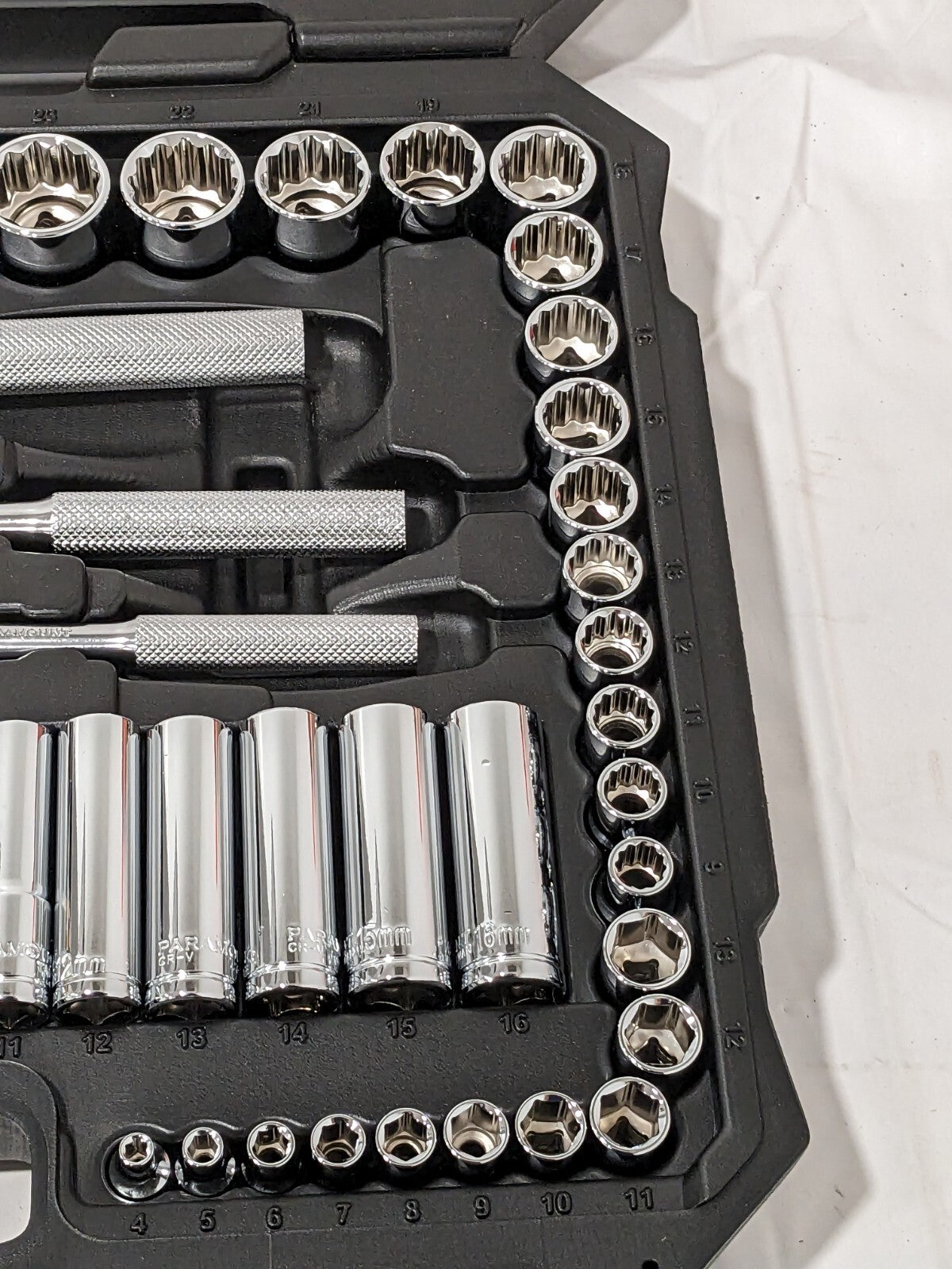 Paramount Socket Set Deep & Standard 116 Pc, 1/2, 1/4 & 3/8″ Drive PAR-3SKT-S116
