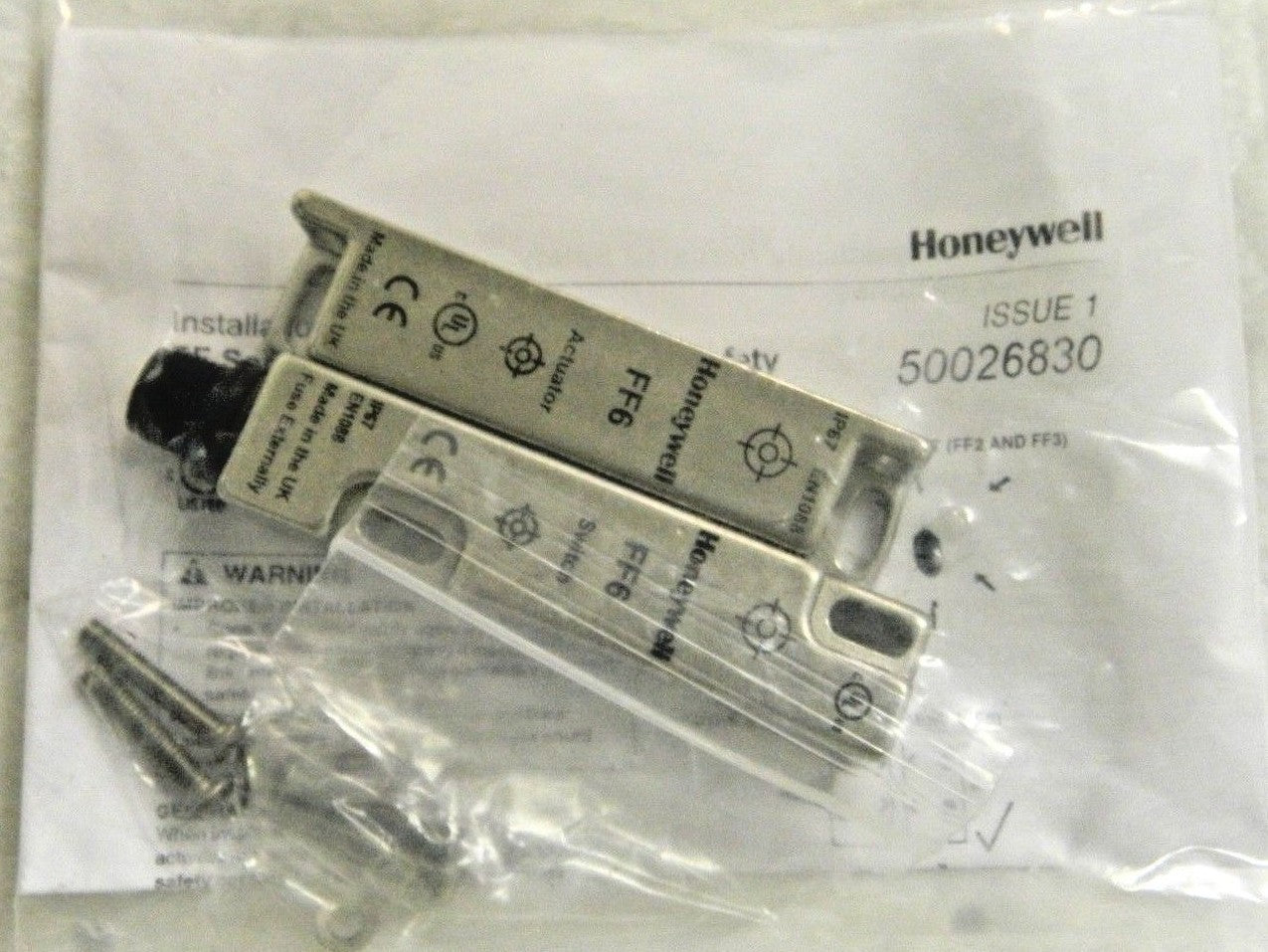 Honeywell Safety Switch & Actuator NC M12 Quick Disconnect FF6-10-AC-QD-SS