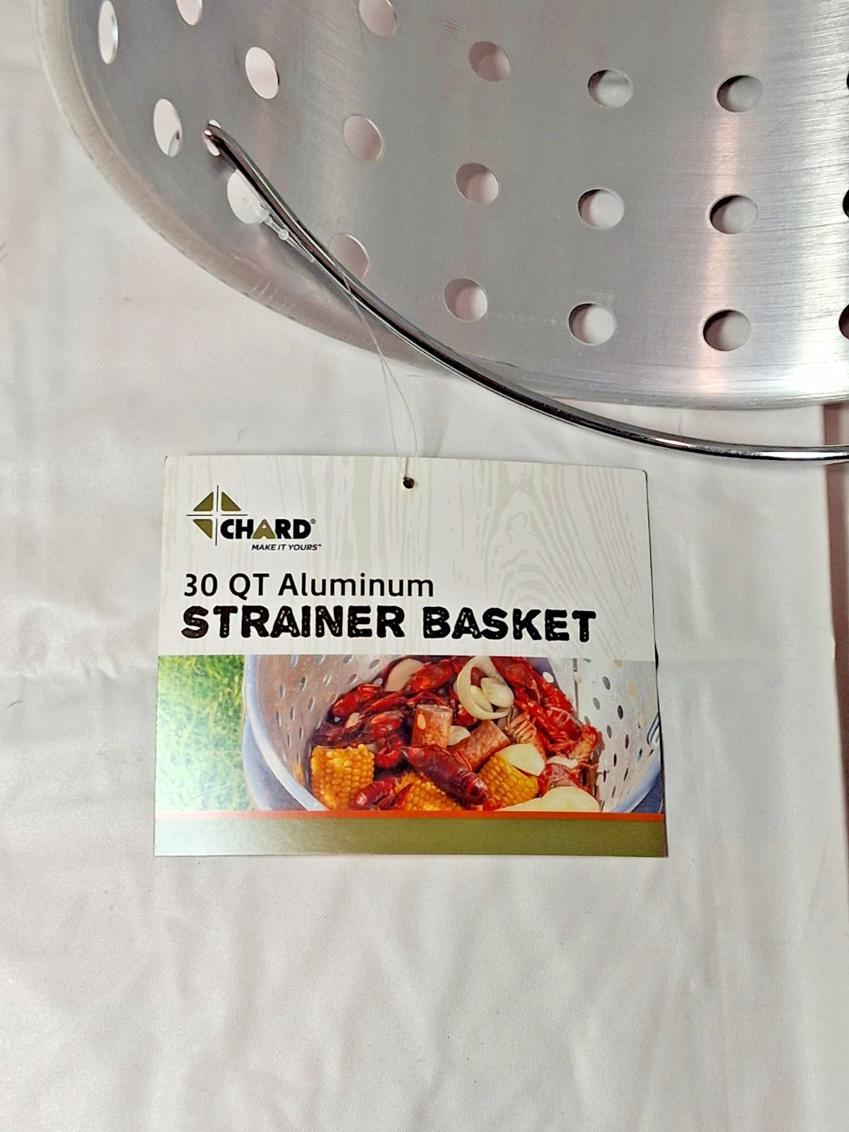 Chard Aluminum Strainer Basket 12.5" H x 9.625" D AFB-30