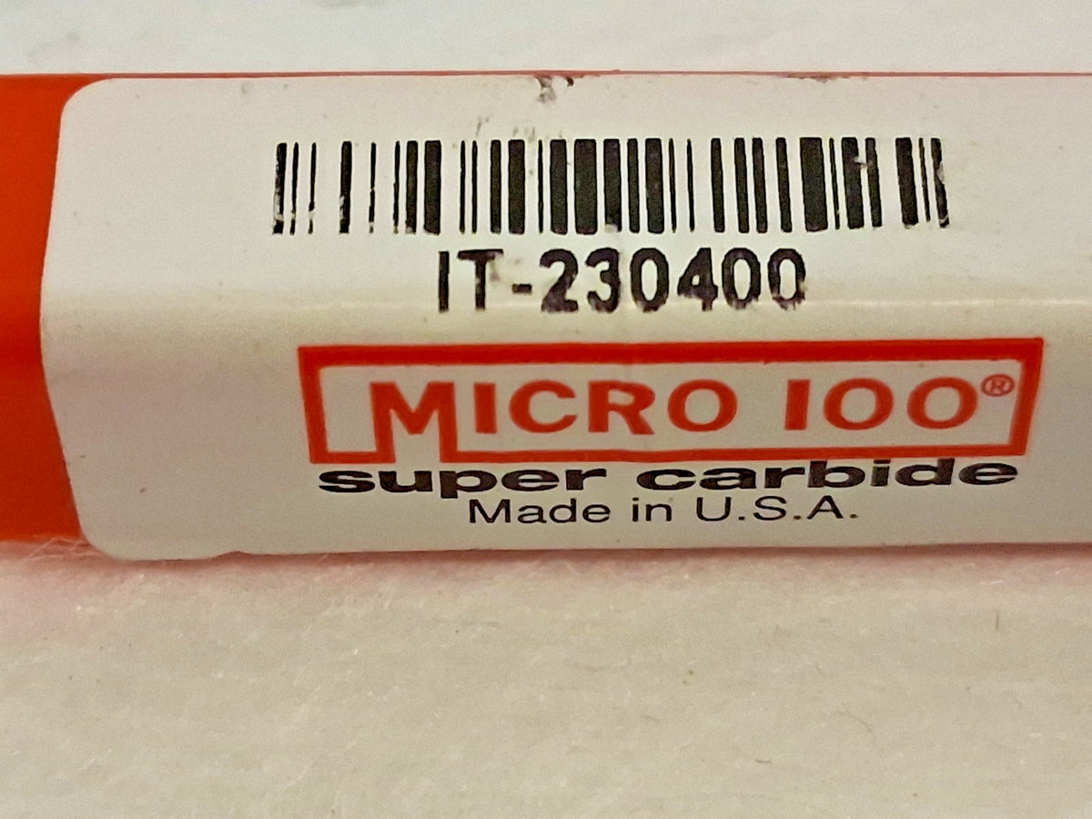 Micro 100 Single Point Threading Tool .23" Min Thread Dia 20-48TPI IT-230400