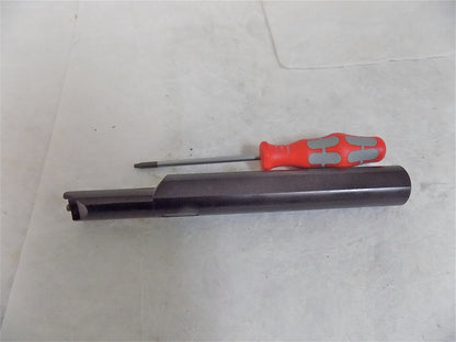 Hertel Indexable Grooving Toolholder1" Shank Dia 20mm Max DOC 8" OAL RH 2000845